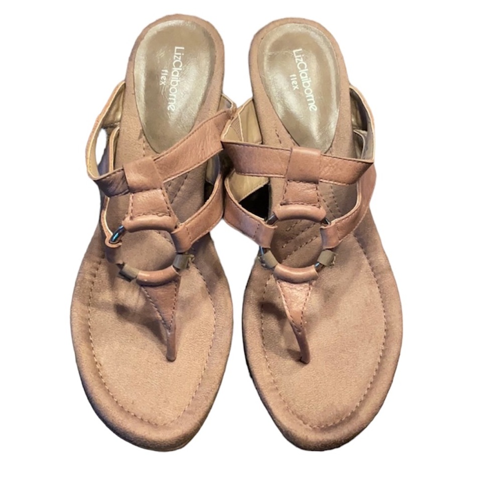 Liz Claiborne flex Sandal size 9 1/2 - Picture 1 of 8